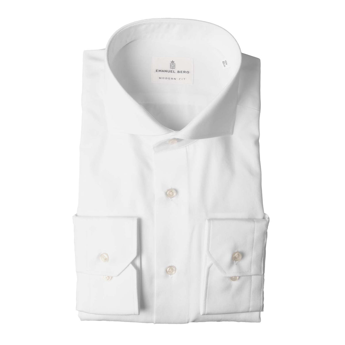 Harvard White Twill Shirt-Emanuel Berg-Conrad Hasselbach Shoes &amp; Garment