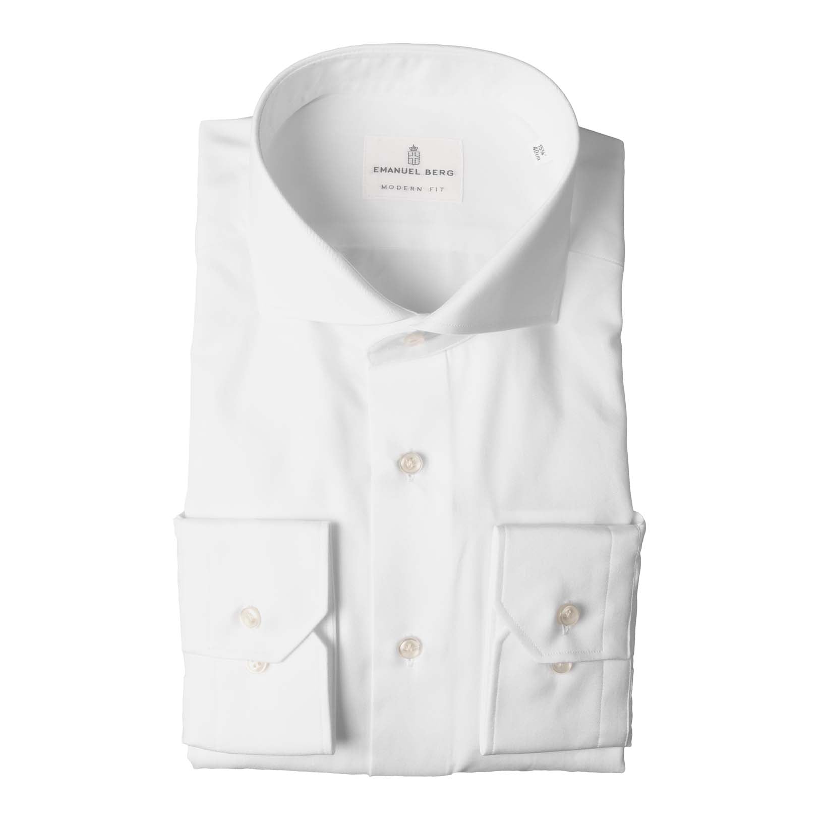 Harvard White Twill Shirt-Emanuel Berg-Conrad Hasselbach Shoes & Garment