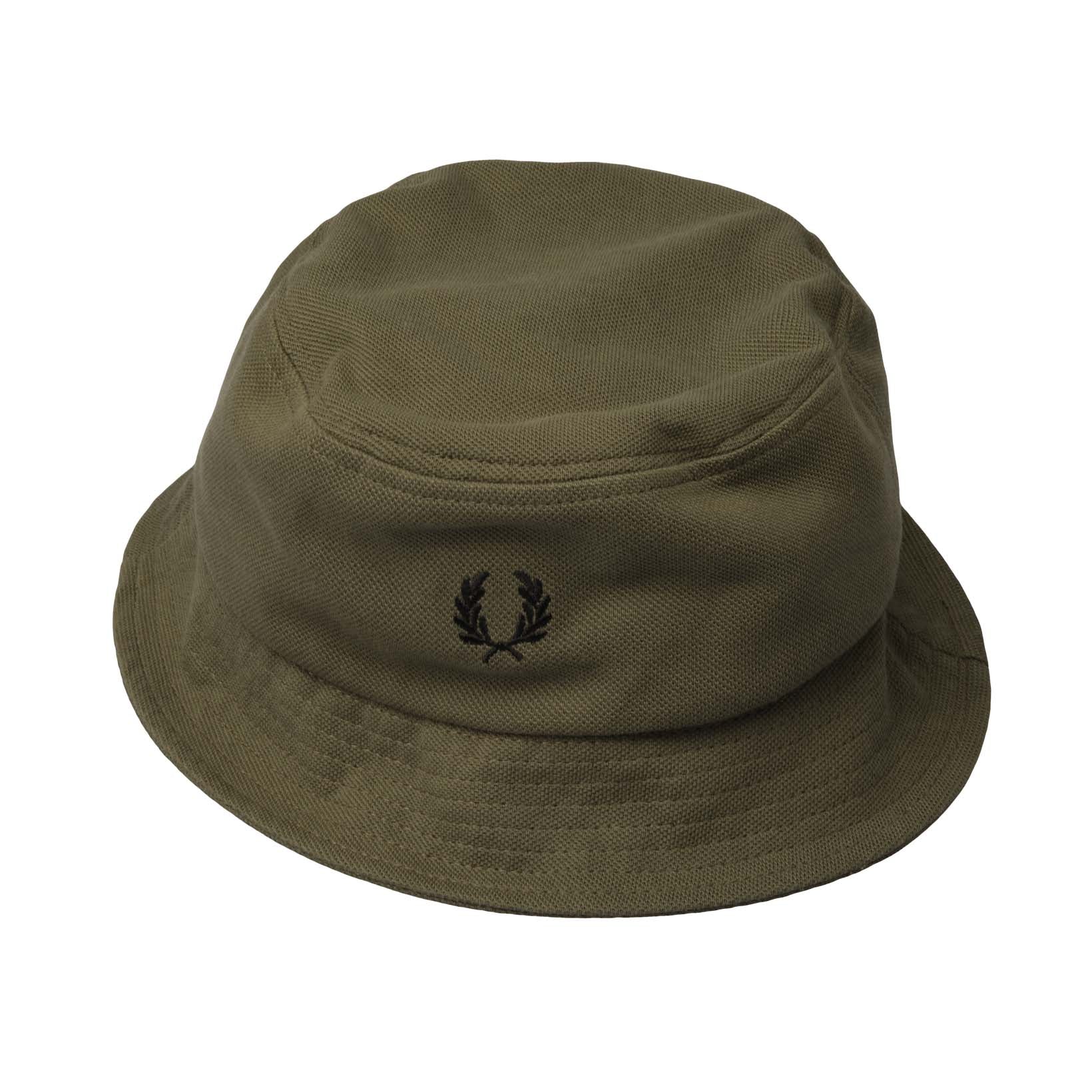 Piqué Bucket Hat-Fred Perry-Conrad Hasselbach Shoes & Garment