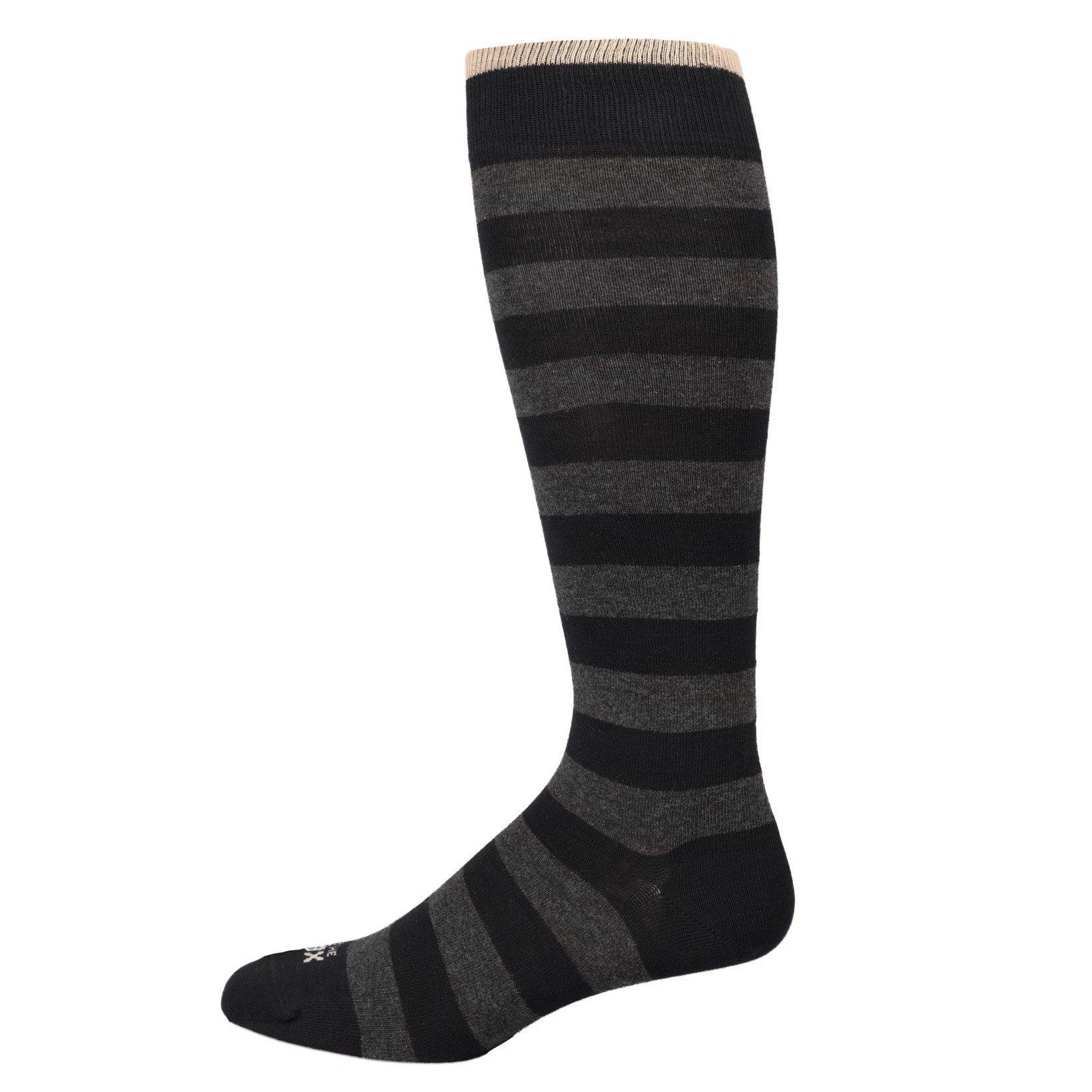 Gestreifte Lange Socke-In the box-Conrad Hasselbach Shoes & Garment