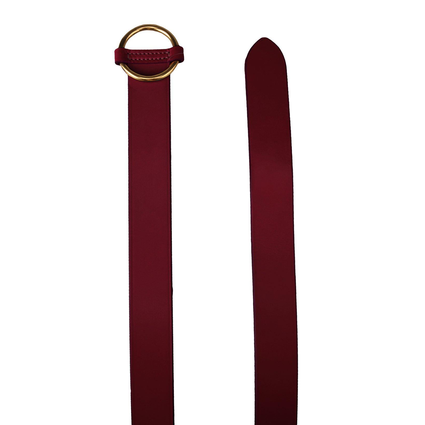 Single Ring Belt Brass-Martin Faizey-Conrad Hasselbach Shoes & Garment