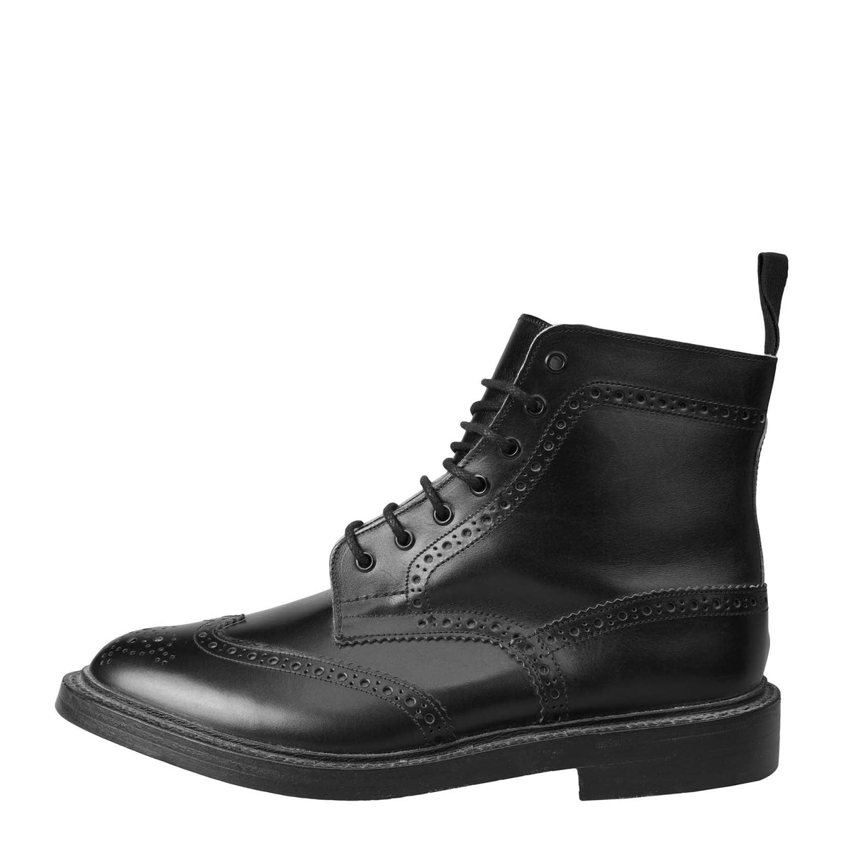 Stow Brogue Boots Schwarz-Tricker&#39;s-Conrad Hasselbach Shoes &amp; Garment