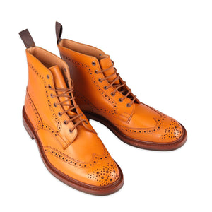 Stow Brogue Boots-Tricker's-Conrad Hasselbach Shoes & Garment